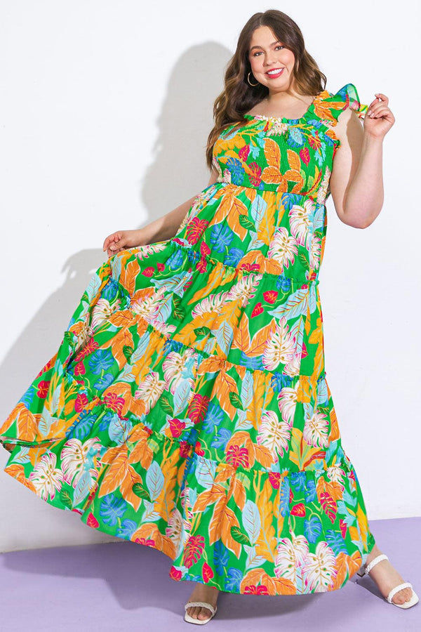BEACH DATES WOVEN MAXI DRESS.