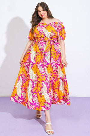 SCENIC OUTINGS WOVEN MINI DRESS.