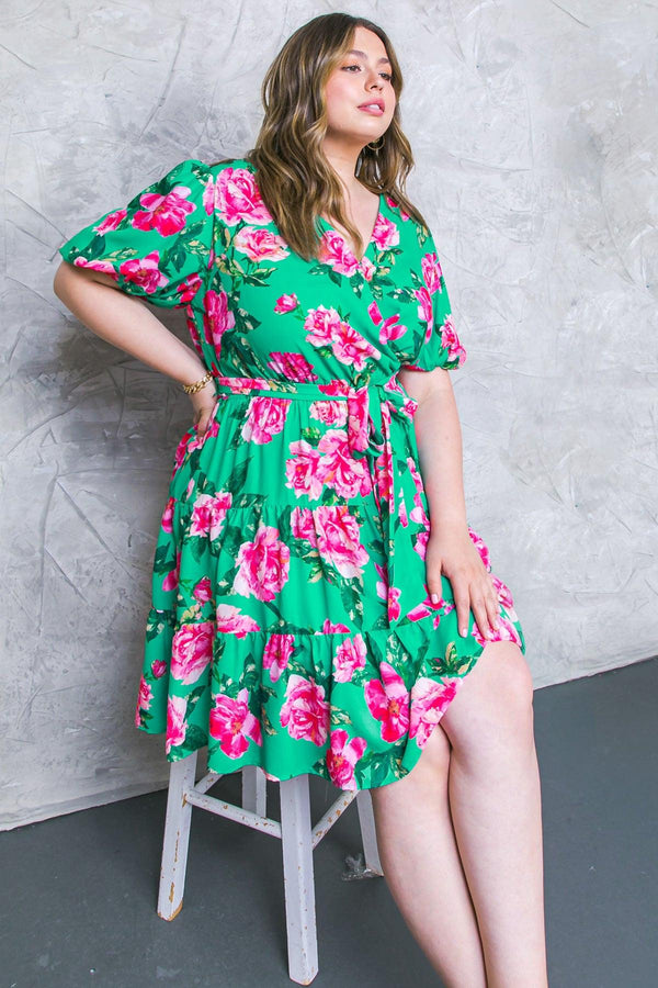 I KNOW MY OWN WORTH WOVEN MINI DRESS.