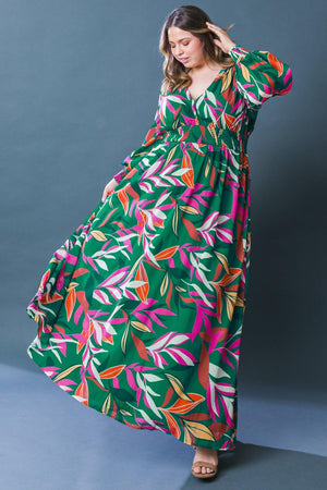 GONE COASTAL WOVEN MAXI DRESS.