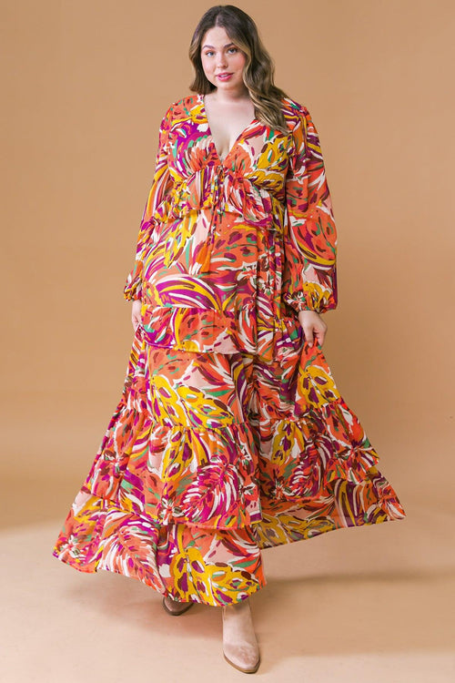 WONDERFUL SOUL WOVEN MAXI DRESS.