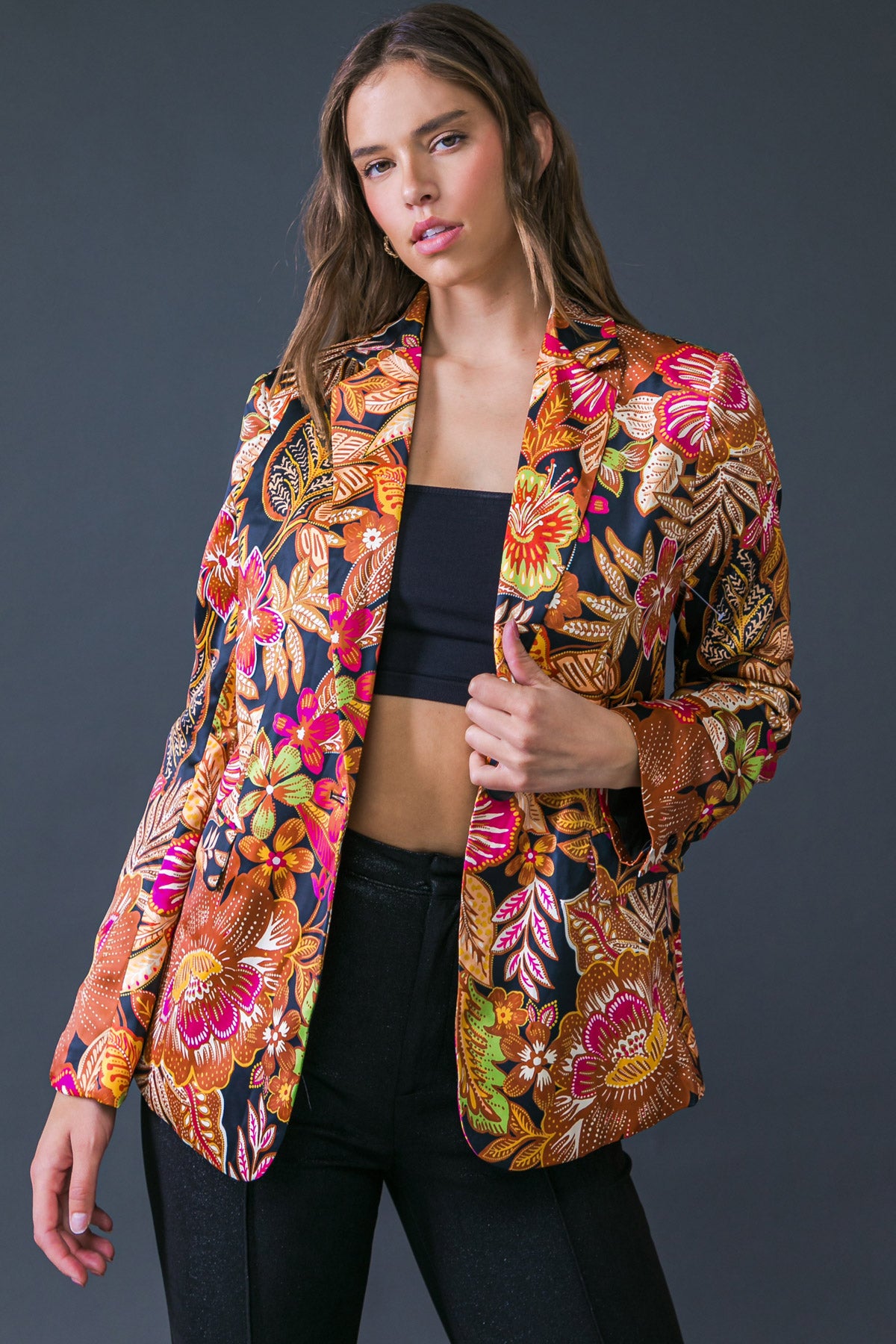 A NEW START WOVEN BLAZER