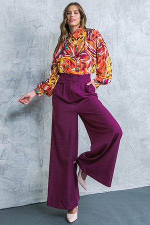DELICATE FEELINGS WOVEN PANTS.