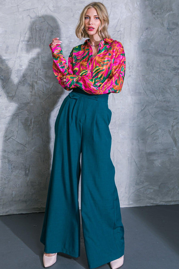 DELICATE FEELINGS WOVEN PANTS.