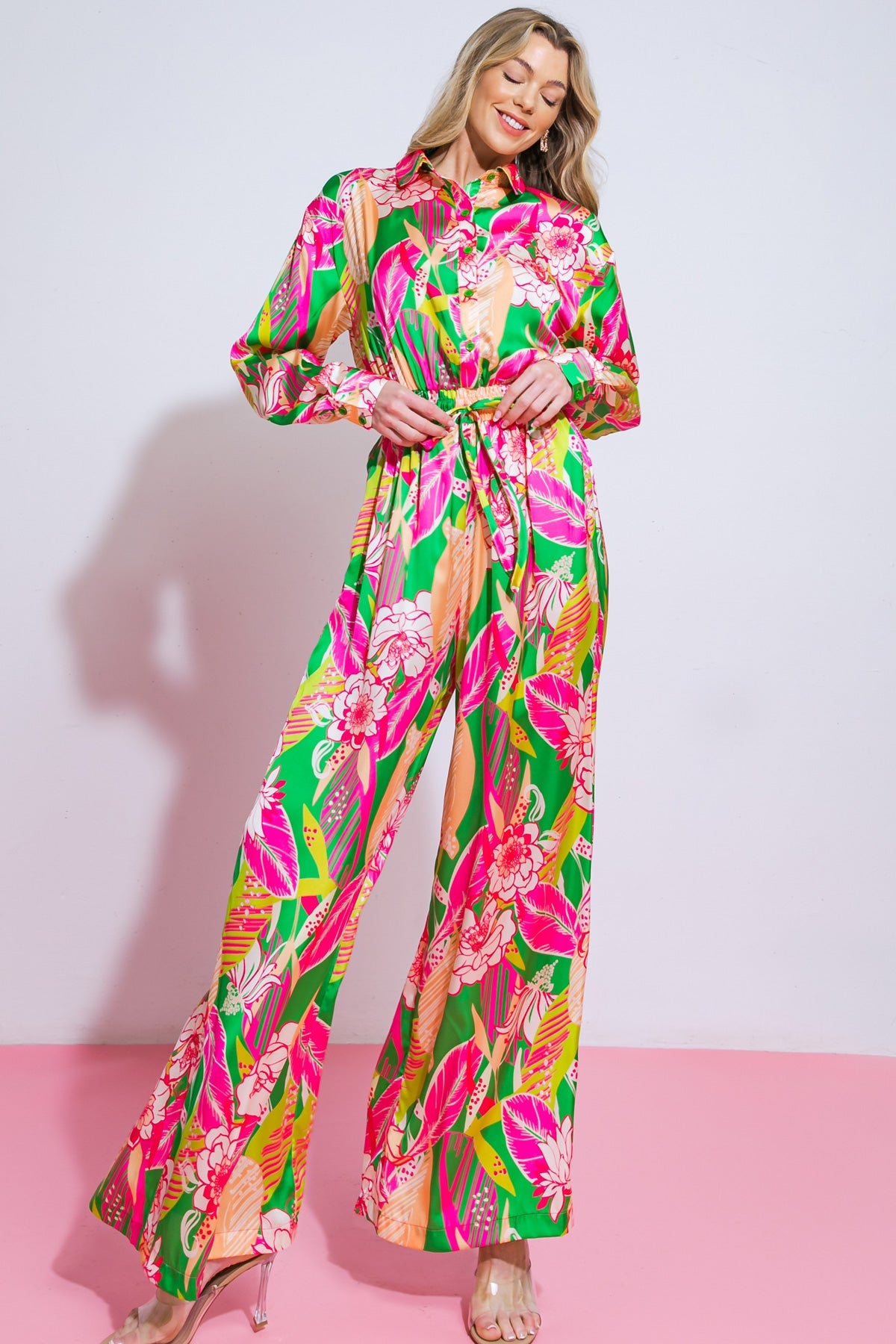 BLOOMING HOPE WOVEN JUMPSUIT