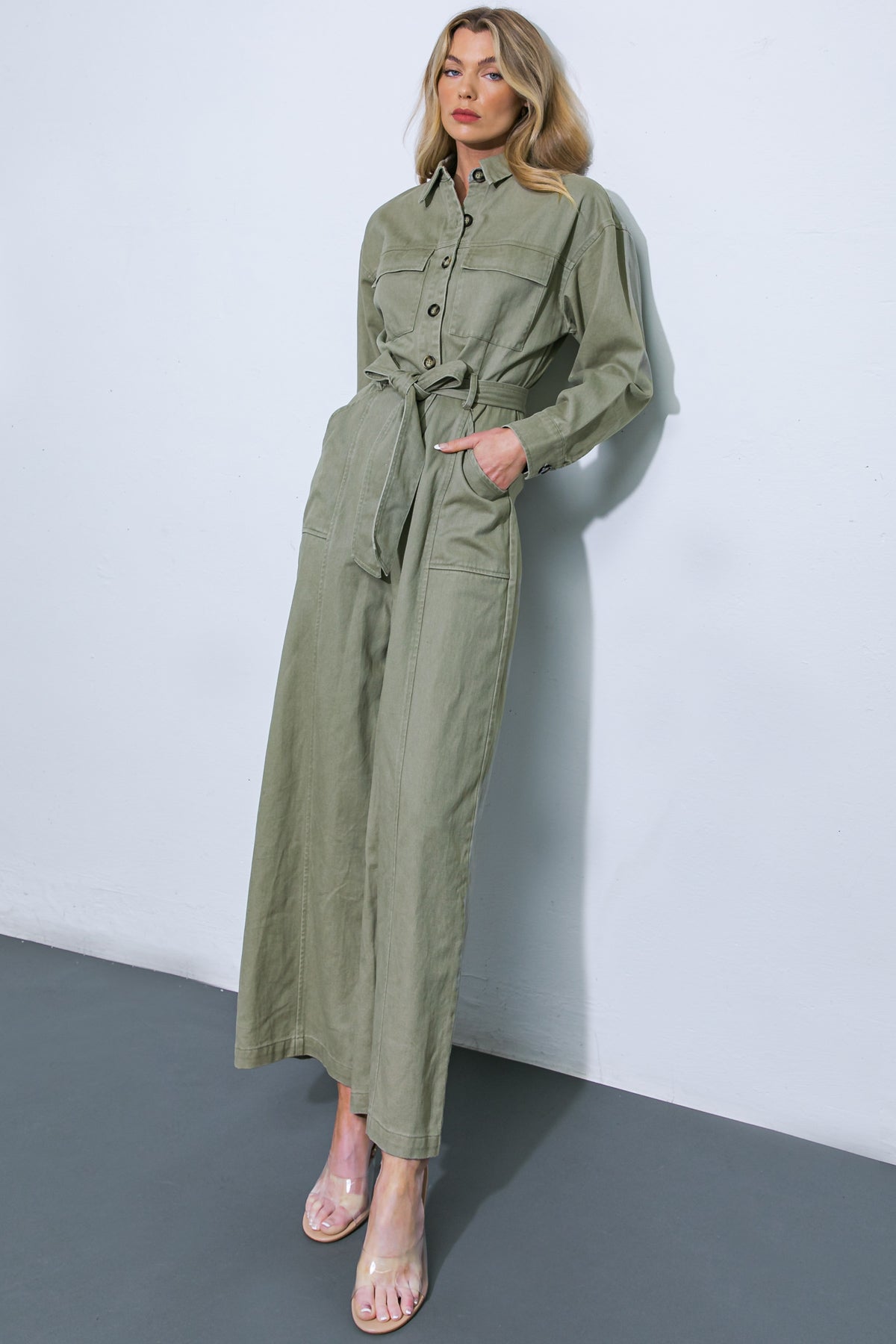 NEW DAYS TWILL JUMPSUIT