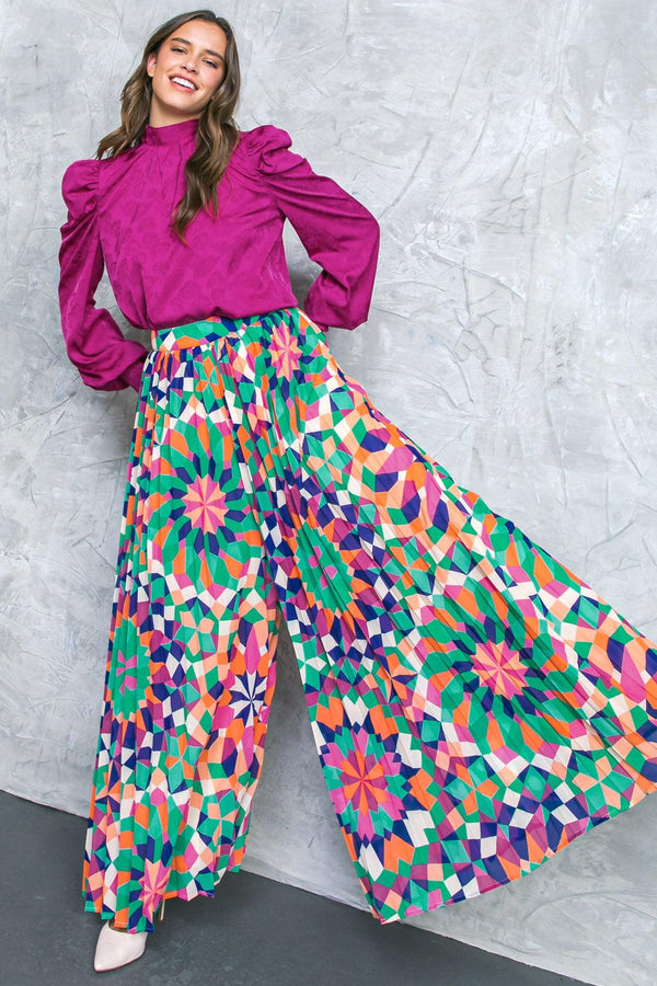 SHOWER OF KINDNESS WOVEN PANTS.