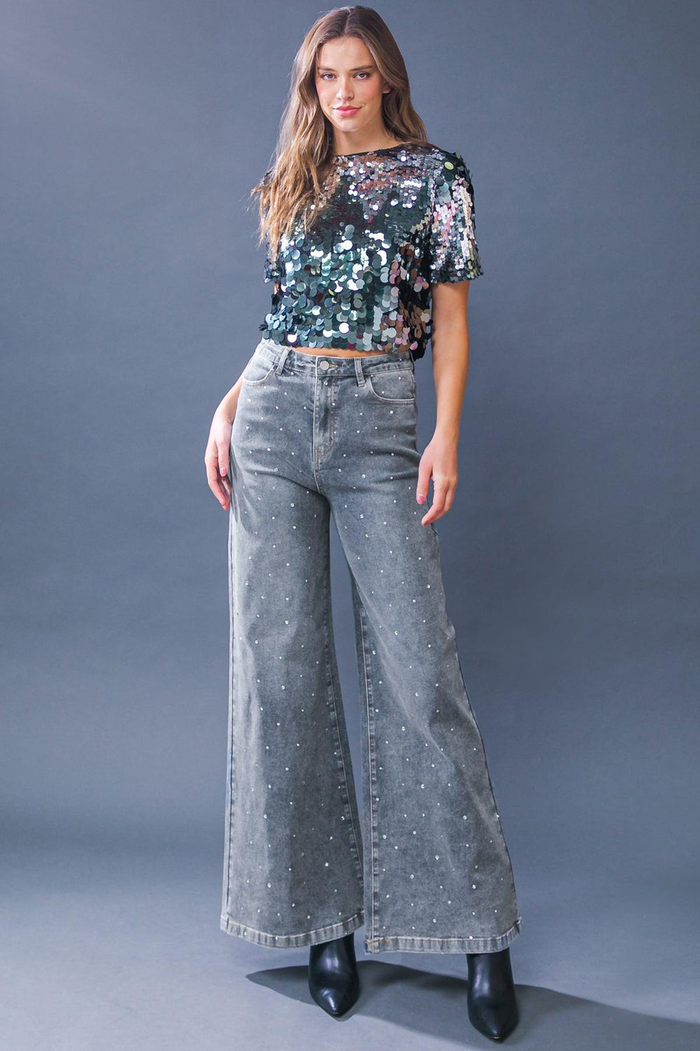 TAKE THE CHANCE DENIM PANTS.
