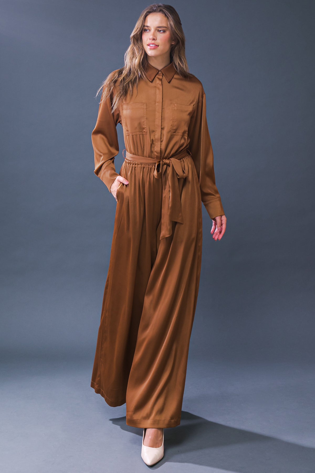 SIMPLY TRENDY WOVEN JUMPSUIT