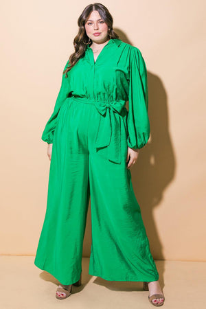 READY FOR TODAY WOVEN JUMPSUIT.
