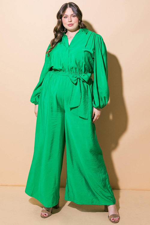 READY FOR TODAY WOVEN JUMPSUIT.