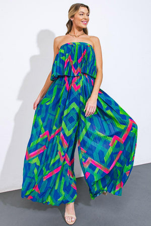 HAPPY WANDERER WOVEN JUMPSUIT.