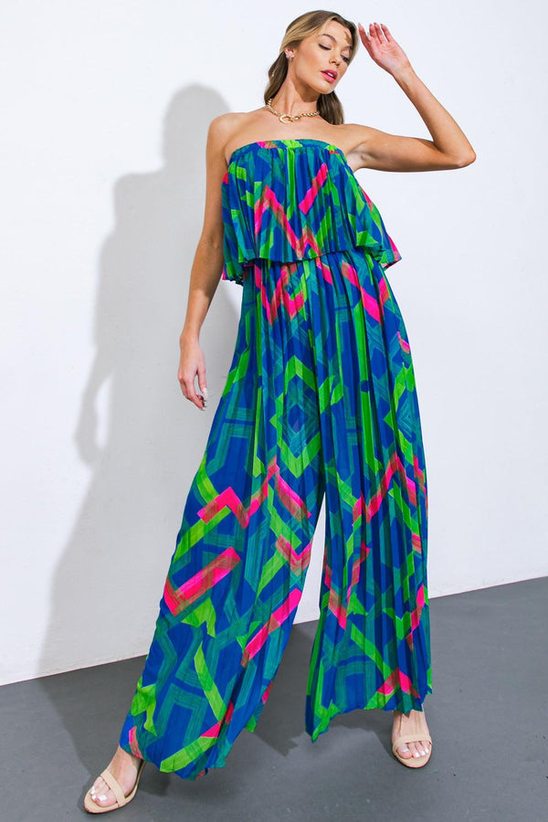 HAPPY WANDERER WOVEN JUMPSUIT.