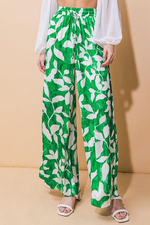 COMING TO MY SENSES WOVEN PANTS.