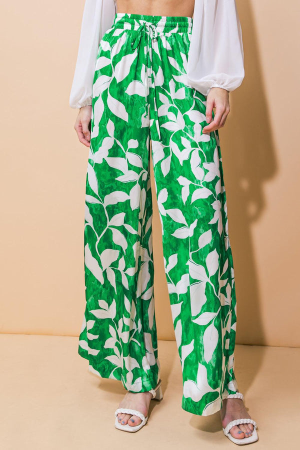 COMING TO MY SENSES WOVEN PANTS.