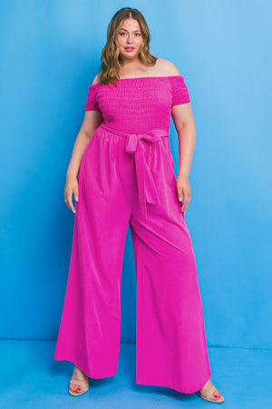 WEEKEND OUTING WOVEN JUMPSUIT.
