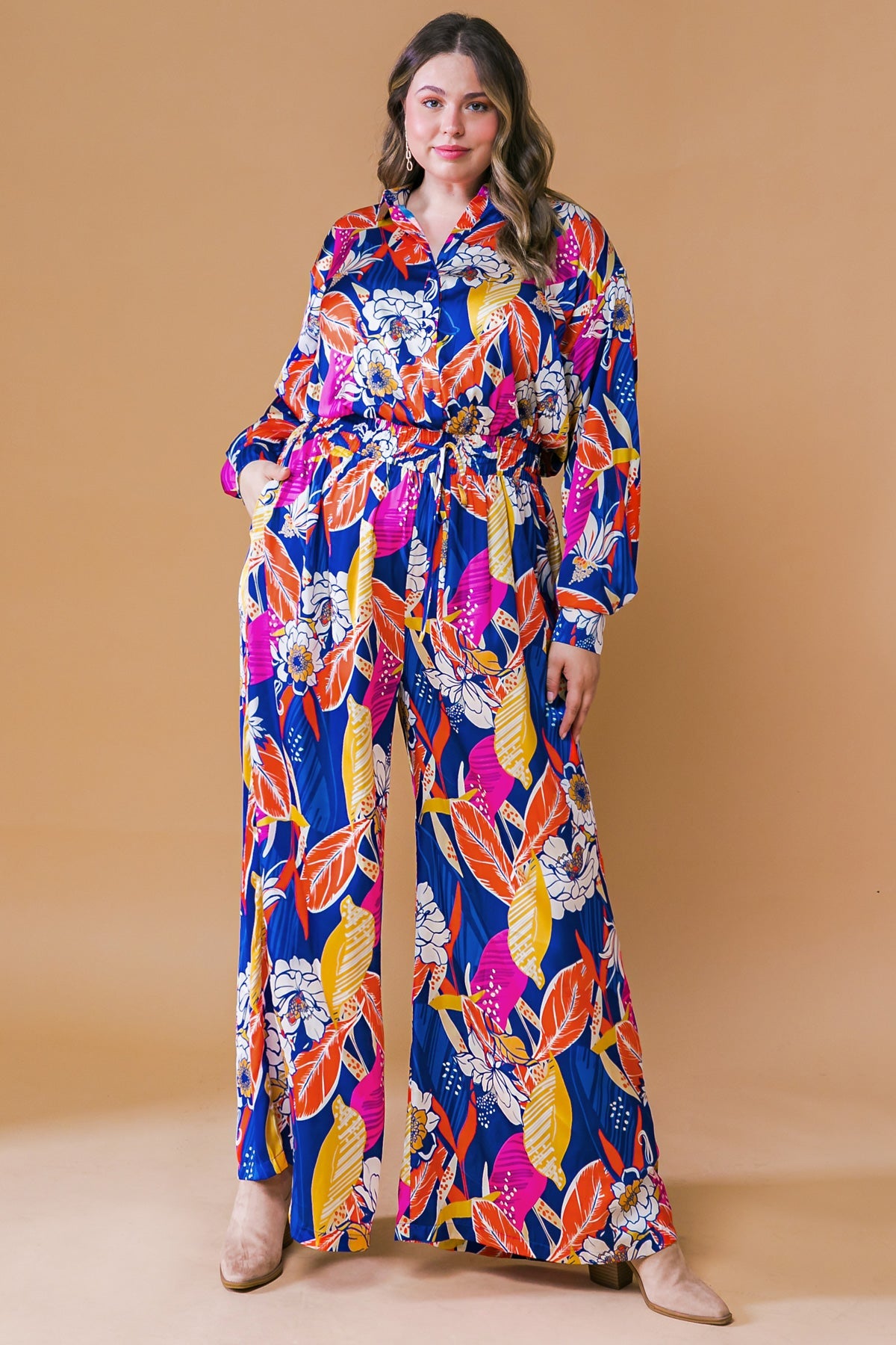 BLOOMING HOPE WOVEN JUMPSUIT