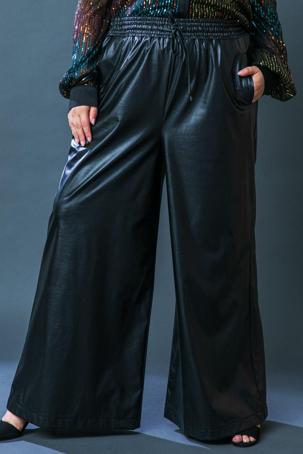 ICONIC REPUTATION LEATHER PANTS.