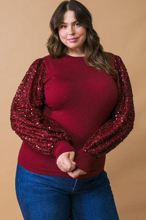 FEELING THE FUN SWEATER TOP.
