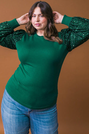 FEELING THE FUN SWEATER TOP.