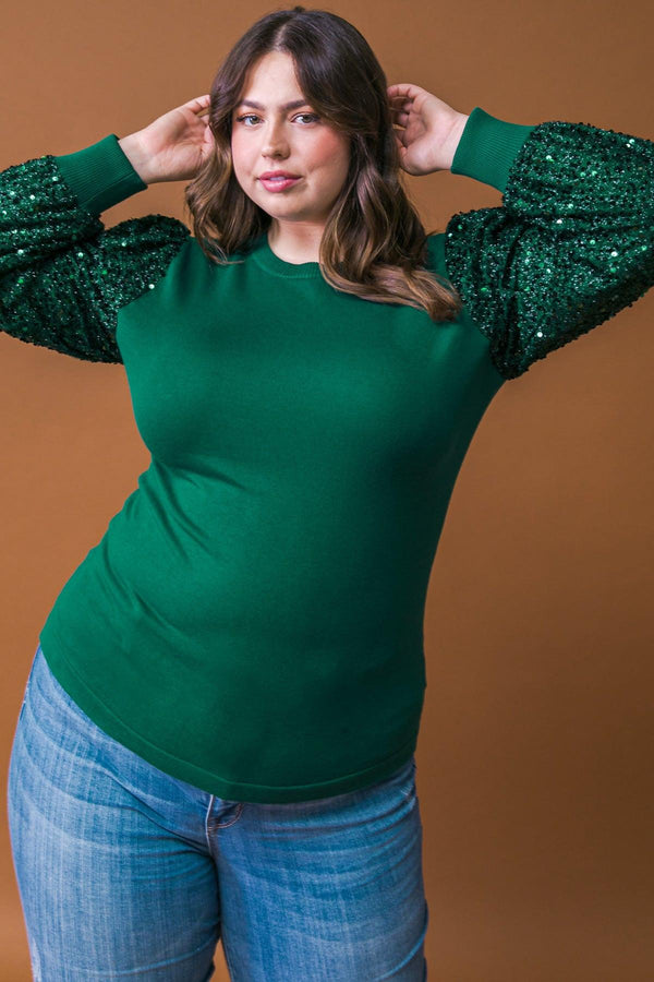 FEELING THE FUN SWEATER TOP.