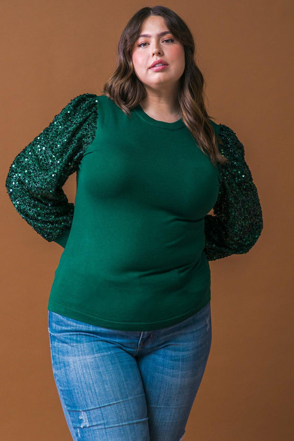 FEELING THE FUN SWEATER TOP.
