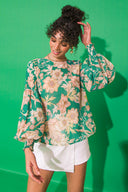 DAYBREAK SKYLINE WOVEN TOP.