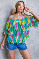 MAGNOLIA SANTA CATERINA WOVEN TOP.