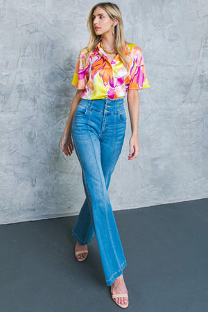 HELLO AROHA WOVEN TOP.