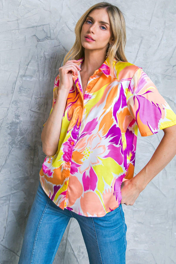 HELLO AROHA WOVEN TOP.