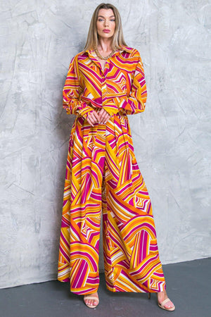 LIVELY CHAM WOVEN TOP.