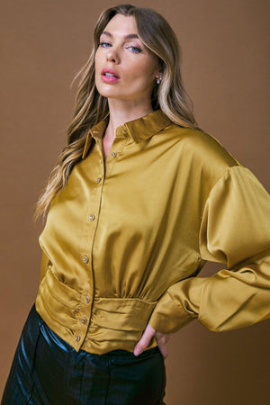 ROMANTIC MOVES WOVEN TOP.