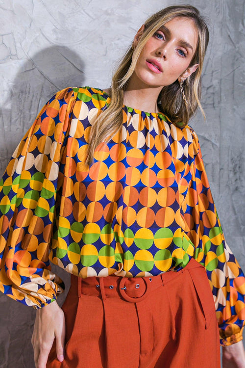 SAVOR THE SWEETNESS WOVEN TOP.