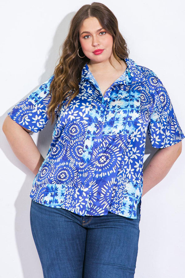 BEAUTIFUL BORDERS WOVEN TOP.