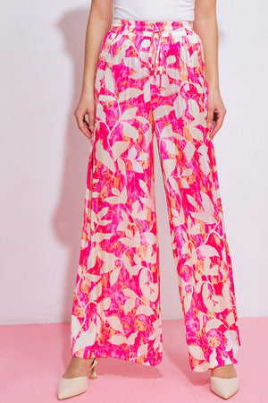 COMING TO MY SENSES WOVEN PANTS.