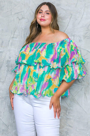 MAGNOLIA SANTA CATERINA WOVEN TOP.