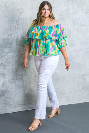 MAGNOLIA SANTA CATERINA WOVEN TOP.