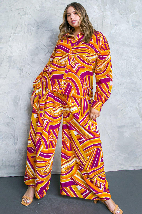 LIVELY CHAM WOVEN TOP.