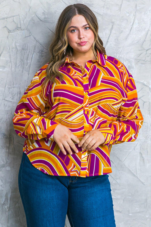 LIVELY CHAM WOVEN TOP.