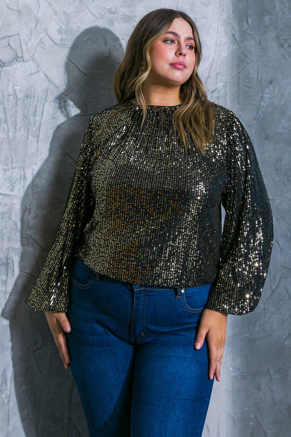 HOPE YOU REMEMBER SEQUIN TOP.