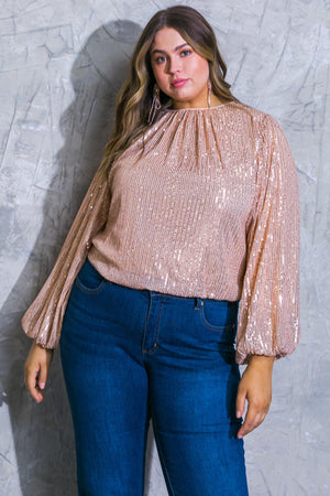 HOPE YOU REMEMBER SEQUIN TOP.