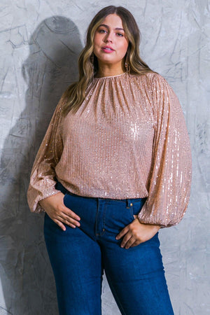 HOPE YOU REMEMBER SEQUIN TOP.