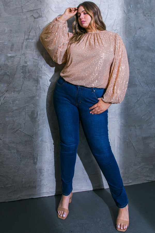 HOPE YOU REMEMBER SEQUIN TOP.