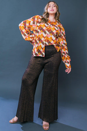 ENJOY EACH DAY WOVEN TOP.