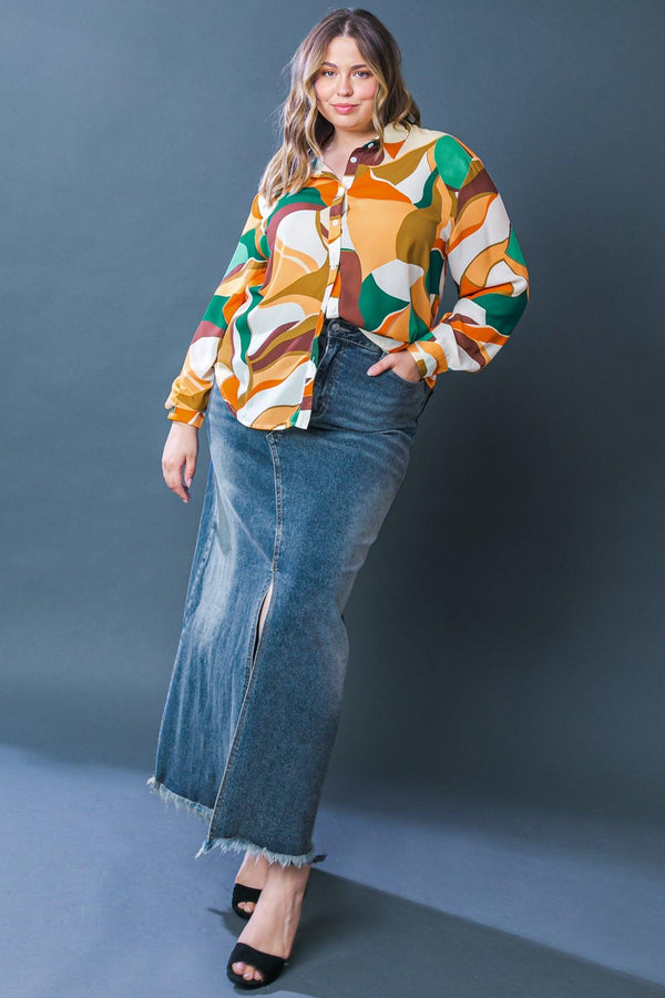 LOVINGLY YOURS WOVEN TOP.