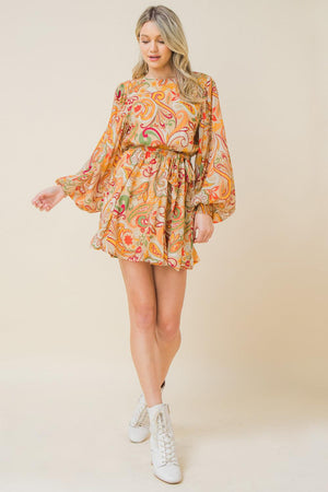 SPECTACULAR ENTRANCE WOVEN MINI DRESS.