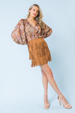 SHE DESERVES A CROWN MINI SKIRT.