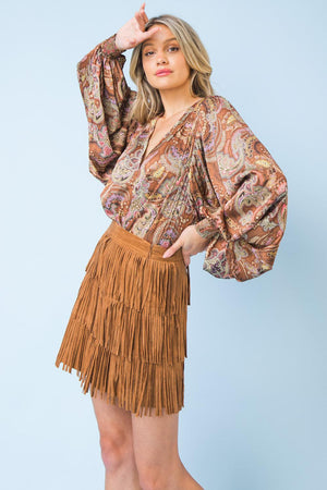 SHE DESERVES A CROWN MINI SKIRT.