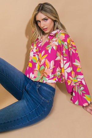 A CHILL MOMENT WOVEN TOP.