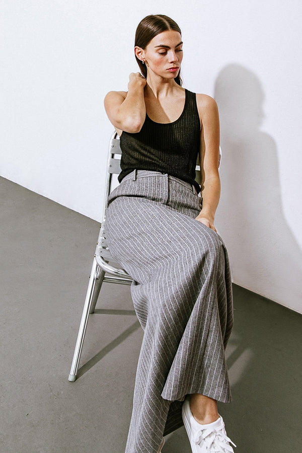 BLISSFUL LOVE WOVEN TANK TOP.